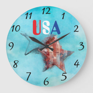 USA-Uhr Große Wanduhr