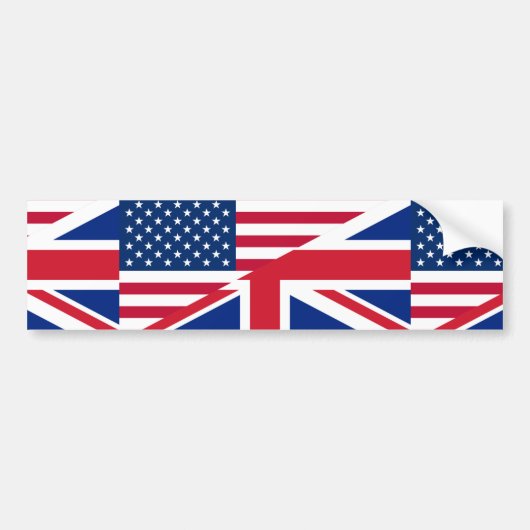usa uk autoaufkleber (Vorne)
