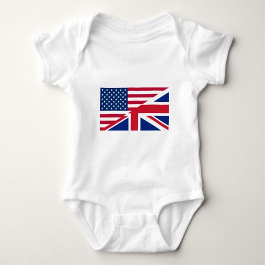 usa uk baby strampler (Vorderseite)