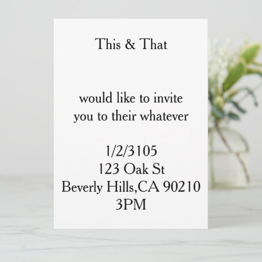 usa uk Einladung (Stehend Vorderseite)