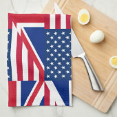 usa uk handtuch (Viertel Falte)