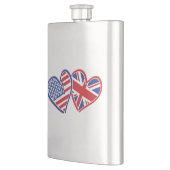 USA - UK-Liebe Flachmann (Links)