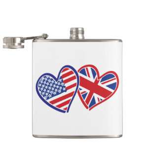 USA - UK-Liebe Flachmann