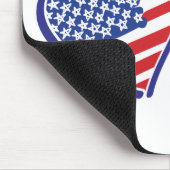 USA - UK-Liebe Mousepad (Ecke)