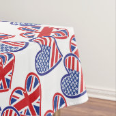 USA - UK-Liebe Tischdecke (Beispiel)