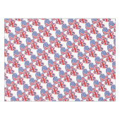 USA - UK-Liebe Tischdecke (Vorderseite (Horizontal))