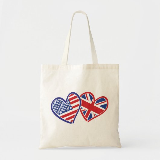 USA - UK-Liebe Tragetasche (Vorne)