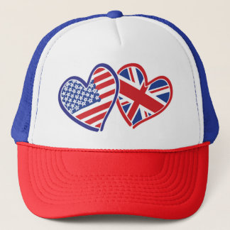 USA - UK-Liebe Truckerkappe