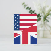 usa uk postkarte (Stehend Vorderseite)