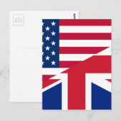 usa uk postkarte (Vorne/Hinten)