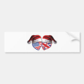 USA-UK-Santa-Hats.png Autoaufkleber