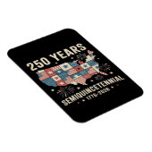 USA Unabhängigkeit 250. Jubiläum Magnet (Rechte Seite)