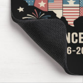 USA Unabhängigkeit 250. Jubiläum Mousepad (Ecke)