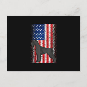 USA Unabhängigkeitstag 4. Juli Amerikanische Flagg Postkarte