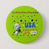 USA Unabhängigkeitstag Button (Vorderseite)