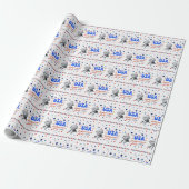 USA Unabhängigkeitstag Geschenkpapier (Ungerollt)
