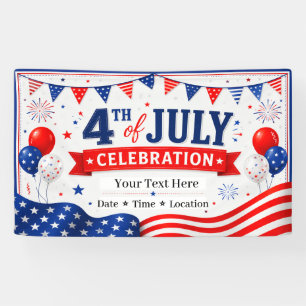 USA Unabhängigkeitstags-Party-Vorlage-43563 Banner