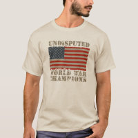 USA, unbestrittene Weltkrieg-Meister