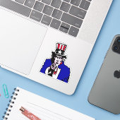 USA Uncle Sam Aufkleber (Laptop mit iPhone)