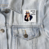 USA Uncle Sam Pinback Button (Beispiel)