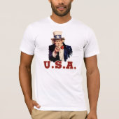 USA Uncle Sam T-Shirt (Vorderseite)
