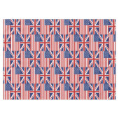 USA und BRITISCHES Flaggen-Muster Tischdecke (Vorderseite (Horizontal))