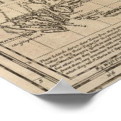 USA und Mexiko Poster (Ecke)