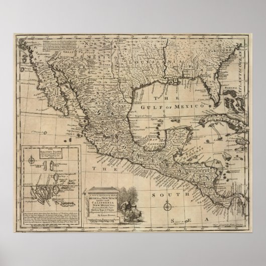 USA und Mexiko Poster (Vorne)