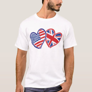 USA und UK In Hearts Shooting the Liebe T-Shirt