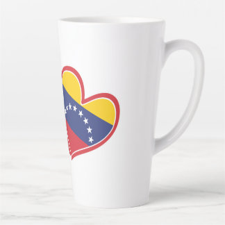 USA und Venezuela Flaggen Herzen Milchtasse