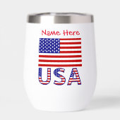 USA und Vereinigte Staaten - Red Personalize (Rückseite)