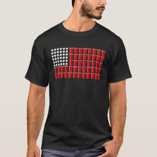 USA Uni Party Game Spring Break Beer Pong 1 T-Shirt