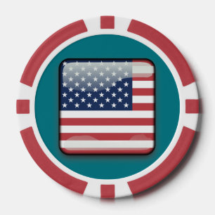 USA United Staat Poker Chip