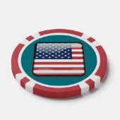 USA United Staat Poker Chip (Einzeln)