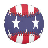 USA United Staaten American Flag Personalisiert Co Baseball (Rückseite)
