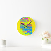 USA Unity Design: Hoffnung und Stärke Runde Wanduhr (Zuhause)