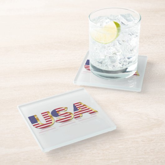 USA UNTERSETZER USA (Schrägansicht)