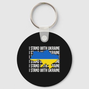 Usa Unterstütze Ukraine-Flagge Ukrainische Liebe I Schlüsselanhänger