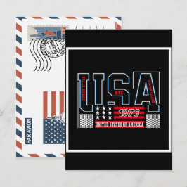 Usa urban style vintage vector illustration t shir feiertagspostkarte