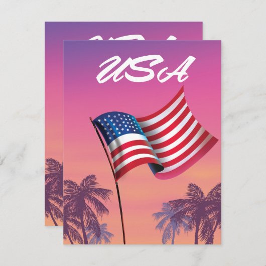 USA US FLAGGE (Vorne/Hinten)