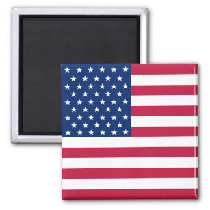 USA US-Flagge 4. Juli Square Kühlschrankmagnet