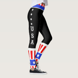 USA US Flagge auf Ihre Farbe Leggings
