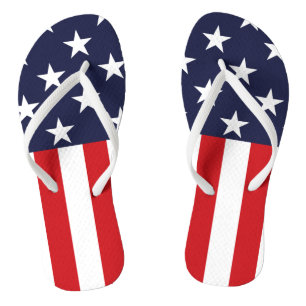 USA US FLAGGE BADESANDALEN