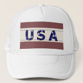 USA US Flagge Hat Truckerkappe (Vorderseite)