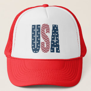USA-US Flagge-Kappe Truckerkappe