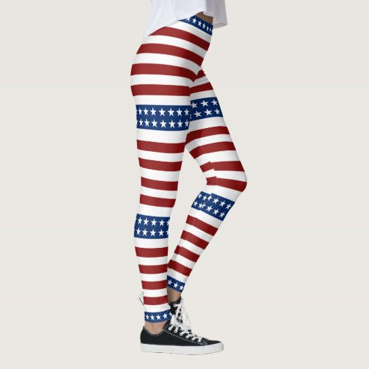 USA US FLAGGE LEGGINGS (Rechts)