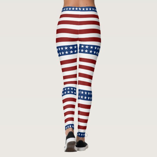 USA US FLAGGE LEGGINGS (Rückseite)