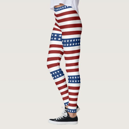 USA US FLAGGE LEGGINGS (Links)