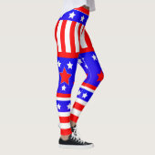 USA US FLAGGE LEGGINGS (Rechts)