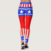 USA US FLAGGE LEGGINGS (Rückseite)